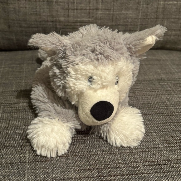 Warmies Other - Warmies Husky Junior Plushie Gray White Puppy Dog Wolf